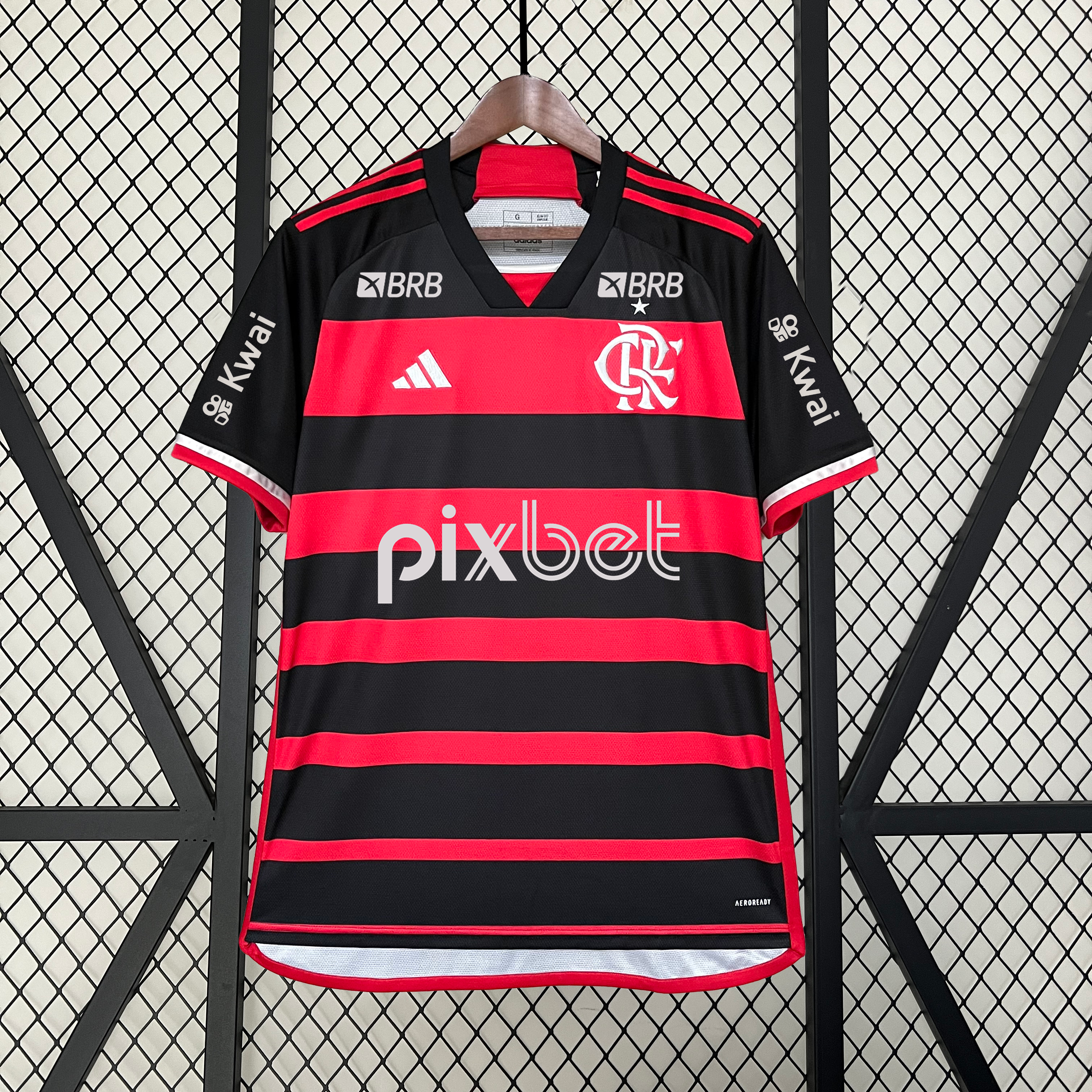 Flamengo 24/25 camiseta Principal - Todos os patrocínios